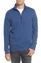 Men's Southern Tide Sundown Quilted Quarter Zip Pullover, Size - Blue