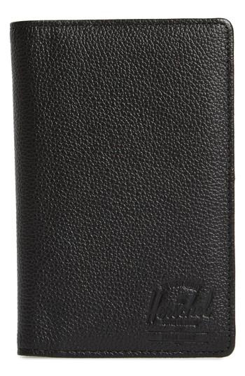 Men's Herschel Supply Co. Tile Search Vert Leather Wallet - Black