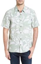 Men's Jack O'neill Ixtapa Regular Fit Short Sleeve Print Sport Shirt, Size - Green