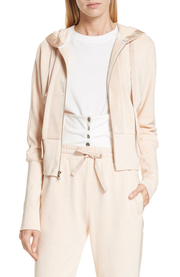 Women's Jonathan Simkhai Stripe Hoodie - Beige