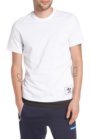 Men's Adidas Originals Footwear Link T-shirt - White