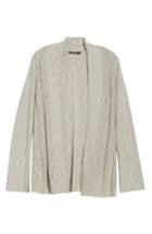 Women's Nic+zoe Fuse One-button Cardigan - Beige