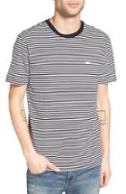 Men's Obey Apex Stripe T-shirt, Size - Black