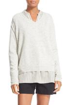 Women's Vince Cashmere & Linen Sweater - Grey