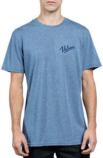 Men's Volcom Kurrent Logo Graphic T-shirt - Blue