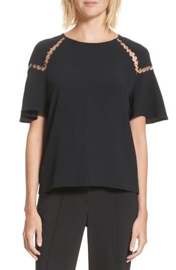 Women's A.l.c. Sheila Cutout Top - Black