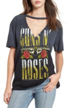 Women's Mimi Chica Guns N' Roses Graphic Tee - Black