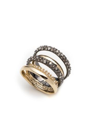 Women's Alexis Bittar Pave Stack Ring
