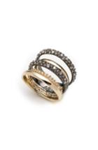 Women's Alexis Bittar Pave Stack Ring