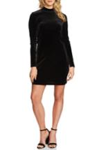 Women's 1.state Velvet Sheath Dress, Size - Black