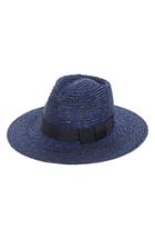 Women's Brixton 'joanna' Straw Hat - Blue