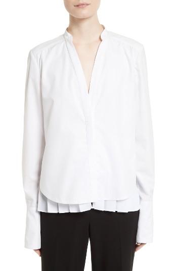 Women's Grey Jason Wu Cotton Poplin Top
