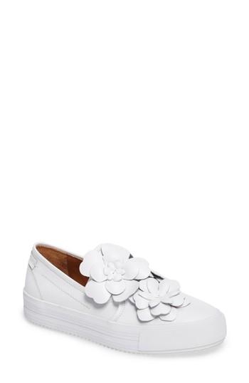 Women's See By Chloe Vera Floral Applique Slip-on Sneaker Us / 37eu - White