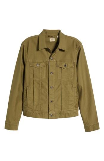 Men's J.crew Garment Dyed Bedford Cord Trucker Jacket