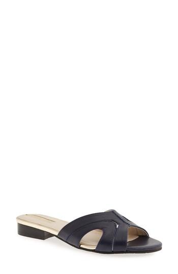 Women's Kenneth Cole New York Viveca Slide Sandal .5 M - Blue