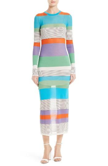 Women's Diane Von Furstenberg Colorblock Knit Midi Dress
