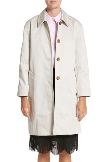 Women's Marc Jacobs Cotton Balmacaan - Beige