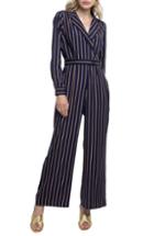 Women's Astr The Label Wide Leg Front Button Jumpsuit - Blue