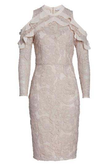Women's Cooper St Ruffle Lace Sheath Dress - Pink