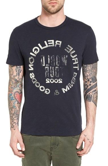 Men's True Religion Brand Jeans Selfie Logo Graphic T-shirt