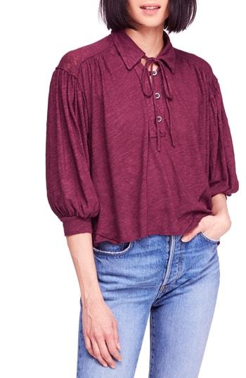 Women's Free People Rush Hour Top - Blue