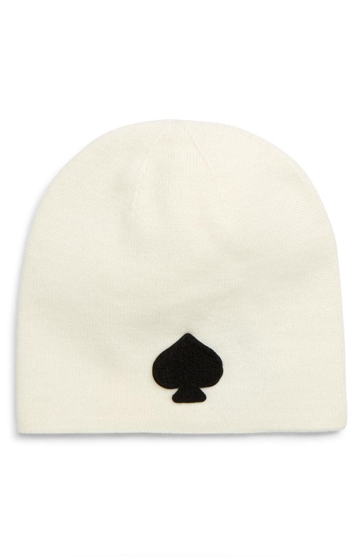 Women's Kate Spade New York Spade Beanie - White