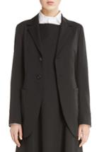 Women's Y's By Yohji Yamamoto U-out P Tailored Wool Jacket - Black