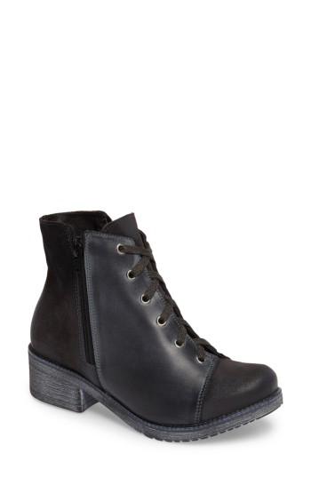 Women's Naot Groovy Lace Up Bootie Us / 38eu - Brown