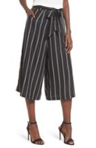 Women's 4si3nna Stripe Tie Front Crop Pants