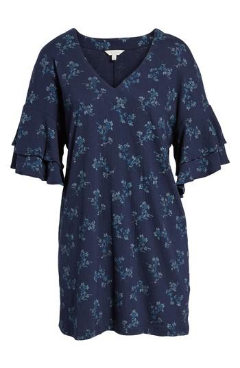 Women's Lucky Brand Tiered Sleeve Mini Dress