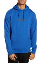 Men's Globe Block Logo Hoodie - Blue