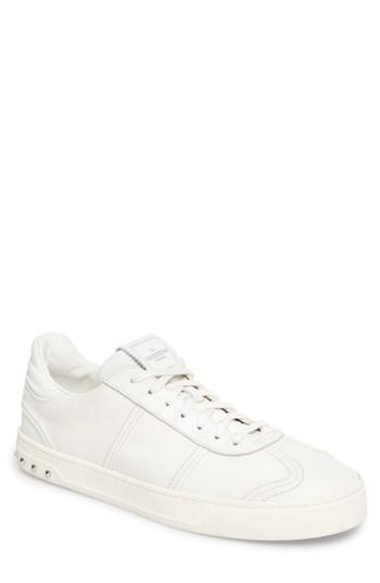 Men's Valentino Garavani Nappa Fly Crew Sneaker Us / 41eu - White