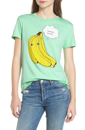 Women's Dream Scene I Love You A Bunch Tee - Green