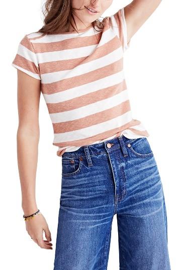 Women's Madewell Stripe Musical Tee