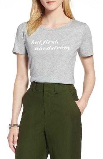 Women's 1901 Short Sleeve Graphic Tee, Size - Grey