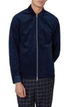 Men's Topman Corduroy Shirt Jacket - Blue
