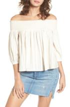 Women's Rip Curl South Shore Off The Shoulder Top - White