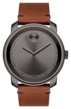 Men's Movado 'bold' Leather Strap Watch, 42mm