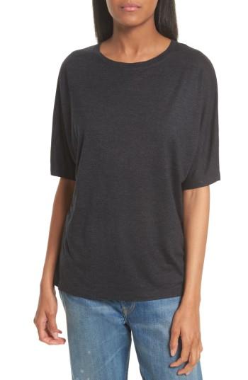 Women's Vince Dolman Sleeve Tee - Black