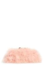 Ted Baker London Loop Bow Feather Evening Bag - Pink