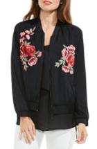 Women's Vince Camuto Embroidered Bomber Jacket