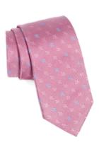 Men's Boss Floral Silk Tie, Size - Pink