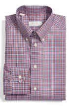 Men's Eton Slim Fit Check Dress Shirt - Pink