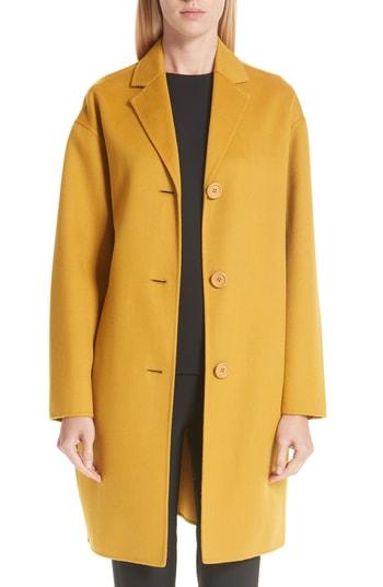 Women's Mansur Gavriel Wool & Cashmere Coat Us / 36 It - Yellow
