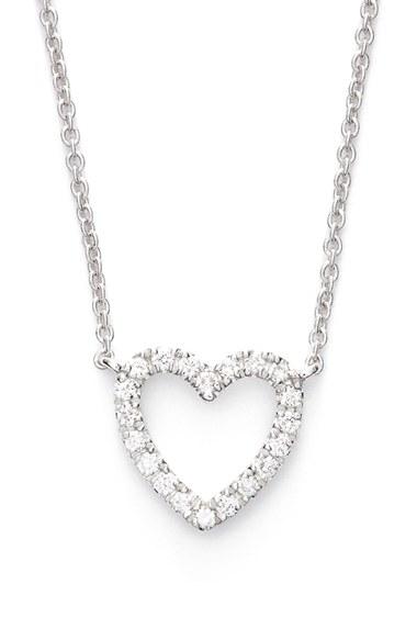 Women's Bony Levy Diamond Heart Pendant Necklace (limited Edition) (nordstrom Exclusive)