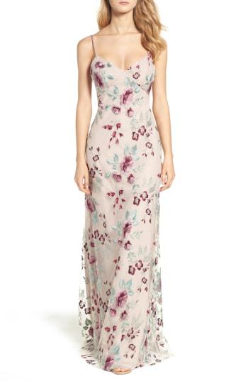 Women's Jenny Yoo Julianna Embroidered Gown (similar To 14w) - Purple