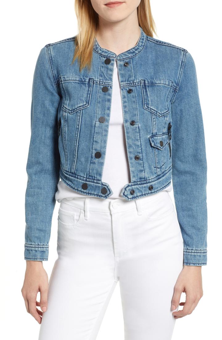 Women's Habitual Remy Crop Denim Jacket