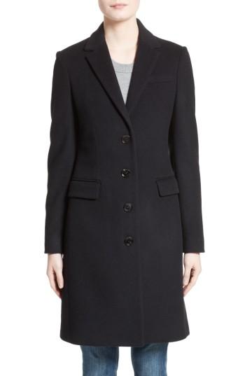Women's Burberry Sidlesham Wool & Cashmere Coat - Black