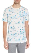 Men's Ted Baker London Lamp Island Print T-shirt (m) - White