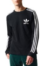Men's Adidas 3-stripe Pique T-shirt, Size - Black